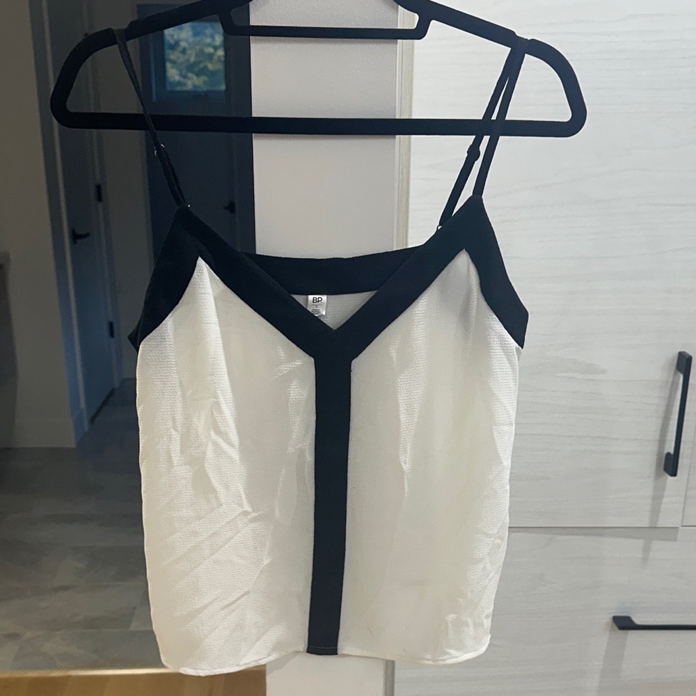 BP Black and White Camisole Top